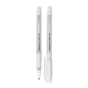 კალამი - გელიანი - PENSAN - Pen - Neon Gel - 1.0 mm - white