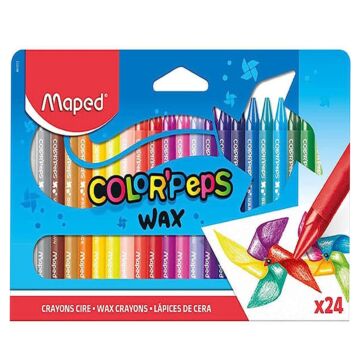 პასტელების ნაკრები - Maped - ColorPeps - Wax Crayons - 861013