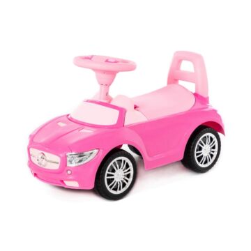 საკატაო მანქანა "სუპერქარი" ვარდისფერი - Polesie - SuperCar Ride-on Pink