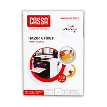 ლეიბლი CASSA CA-1404 - A4 - Print Lables - 100 sheets - 400 lables