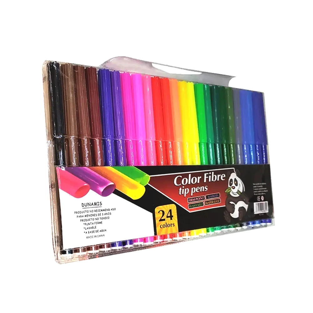 ფლომასტერების ნაკრები - 24 ფერი - 24-858 pg-80699color მრავალფერიანი 