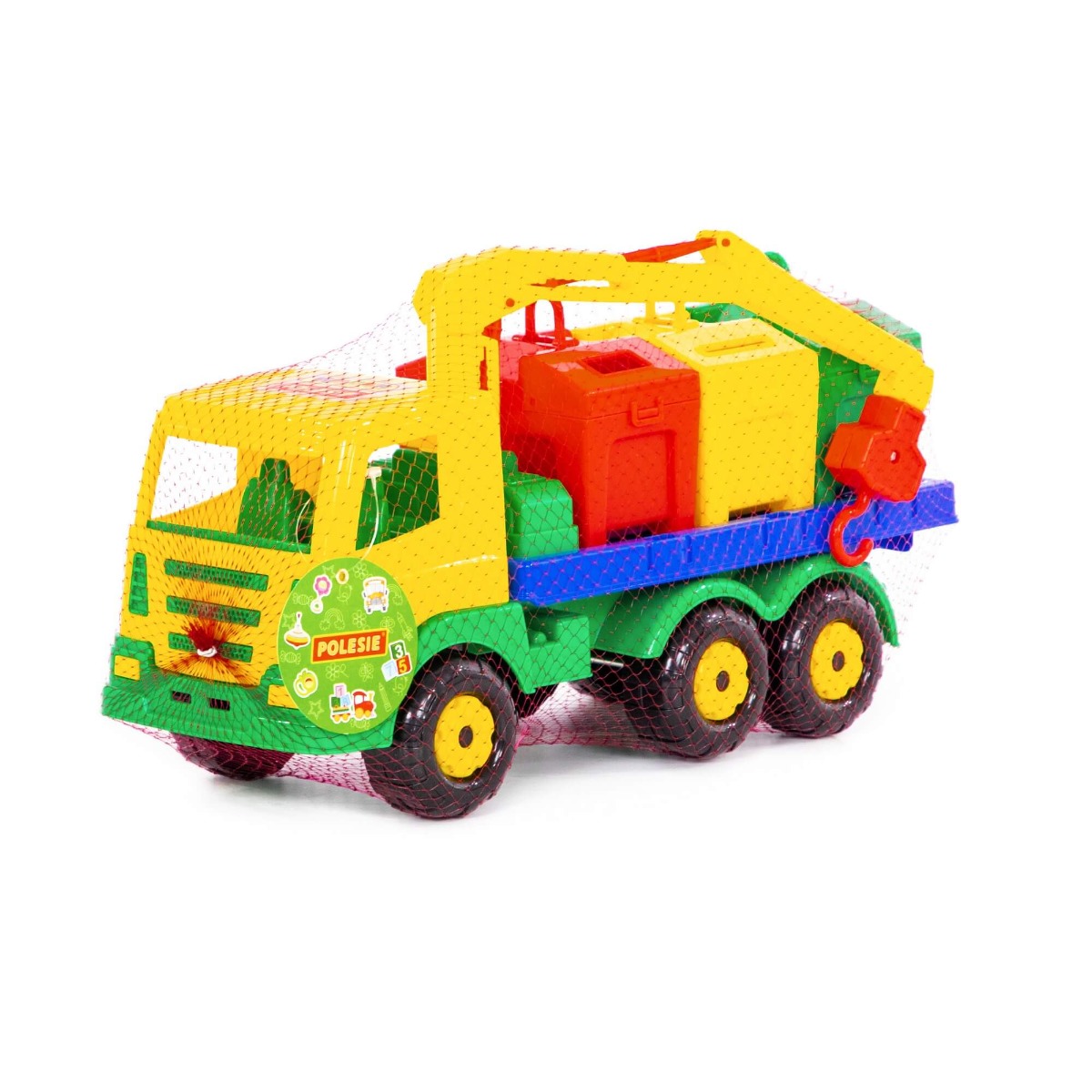 Polesie - სათამაშო სატვირთო, კონტეინერებით 44181 pg-81114 