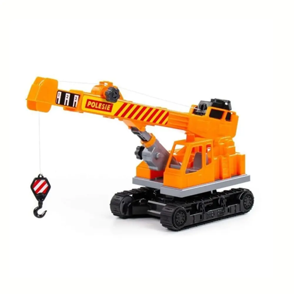 Polesie - 89649 - Monolith crawler crane - სათამაშო ამწეკრანი pg-81312color ნარინჯისფერი 