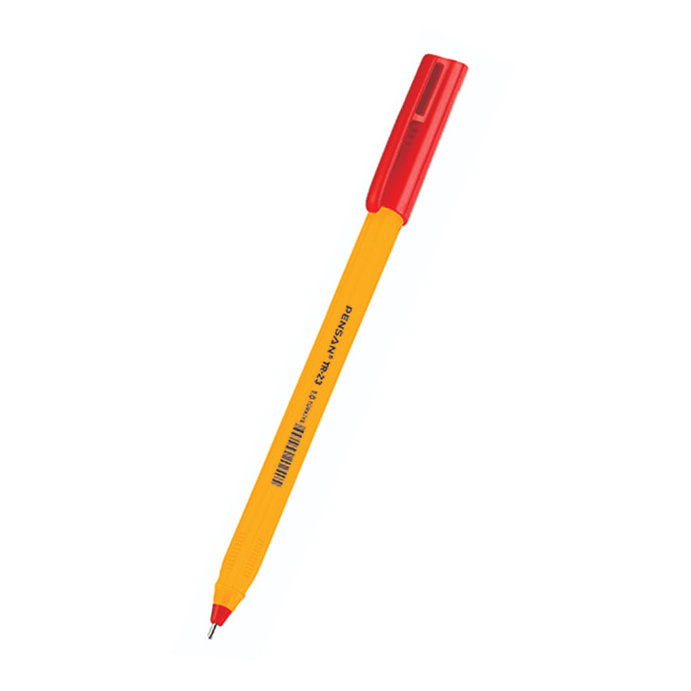 კალამი - ბურთულიანი - Pensan - TR23 - Ballpoint Pen - 1.0mm pg-81608color წითელი 