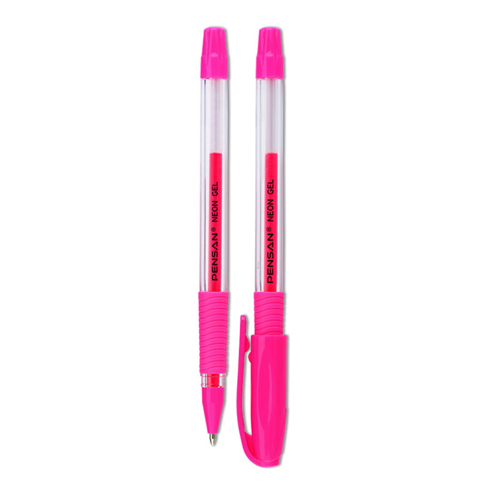 კალამი - გელიანი - PENSAN - Pen - Neon Gel - 1.0 mm - pink pg-81618 by Pensan color Pink 
