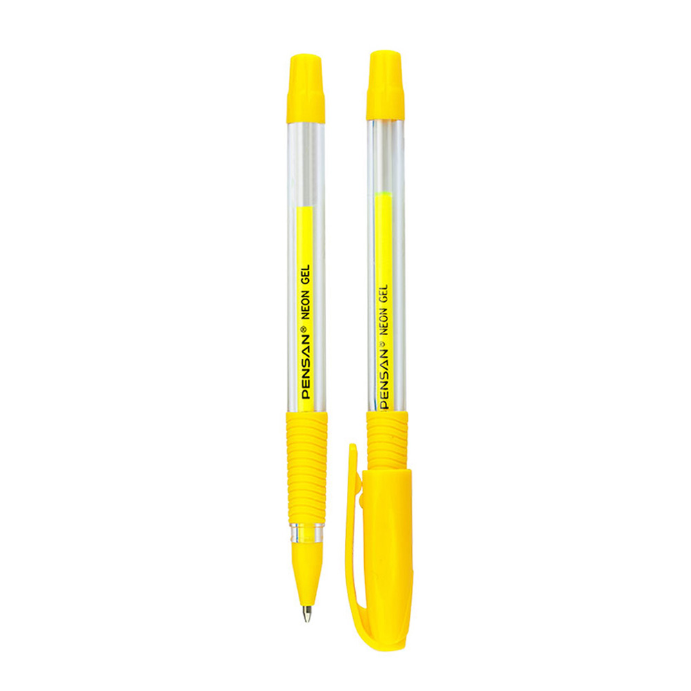 კალამი - გელიანი - PENSAN - Pen - Neon Gel - 1.0 mm - yellow pg-81621color Yellow 