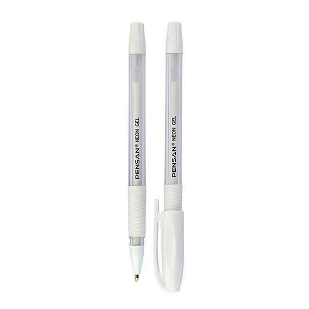 კალამი - გელიანი - PENSAN - Pen - Neon Gel - 1.0 mm - white pg-81623color თეთრი 