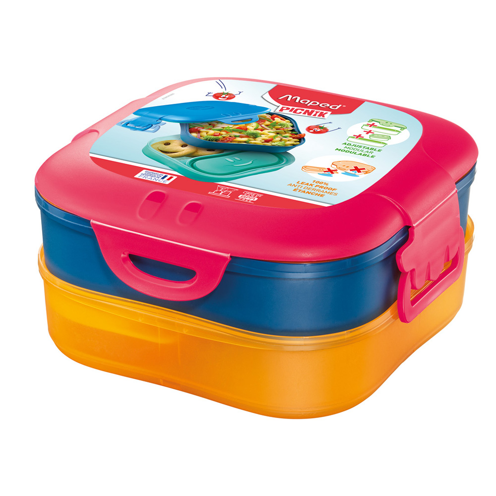 Maped - 870701- Picnik Lunch Box - საჭმლის კონტეინერი pg-81969color წითელი 