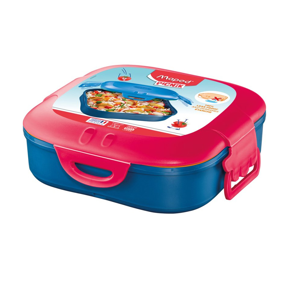 Maped - 870801 - Picnik Lunch Box - საჭმლის კონტეინერი pg-81970color წითელი 