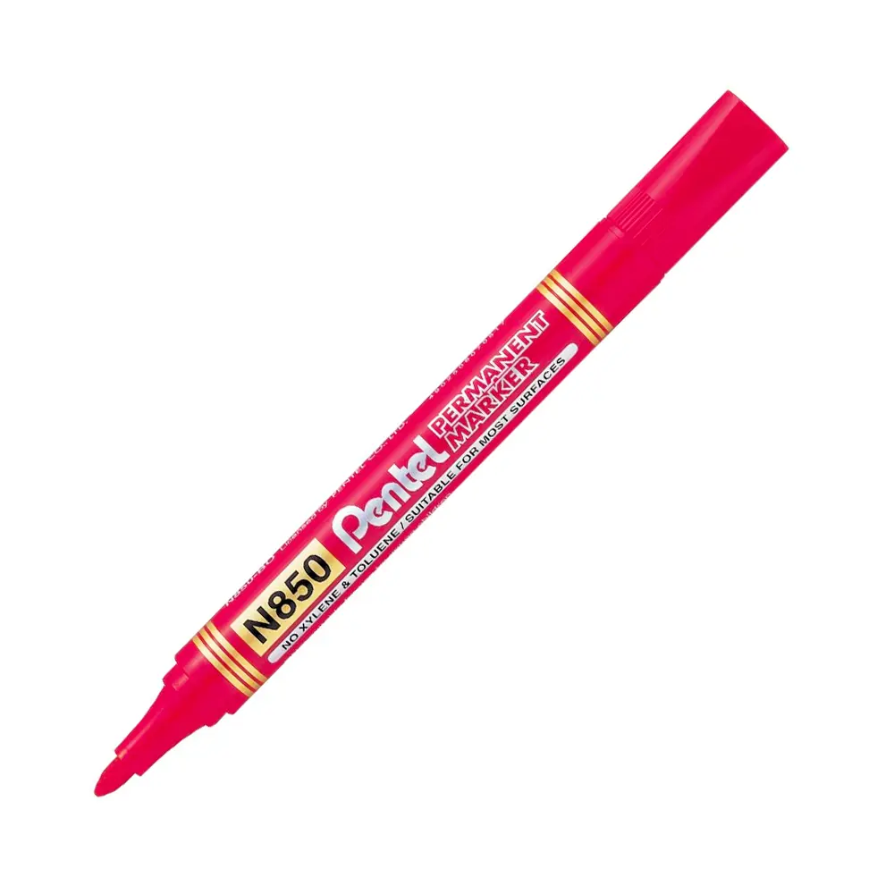 Pentel Permanent Marker - N850 - მარკერი პერმანენტული - წითელი pg-83193color წითელი 