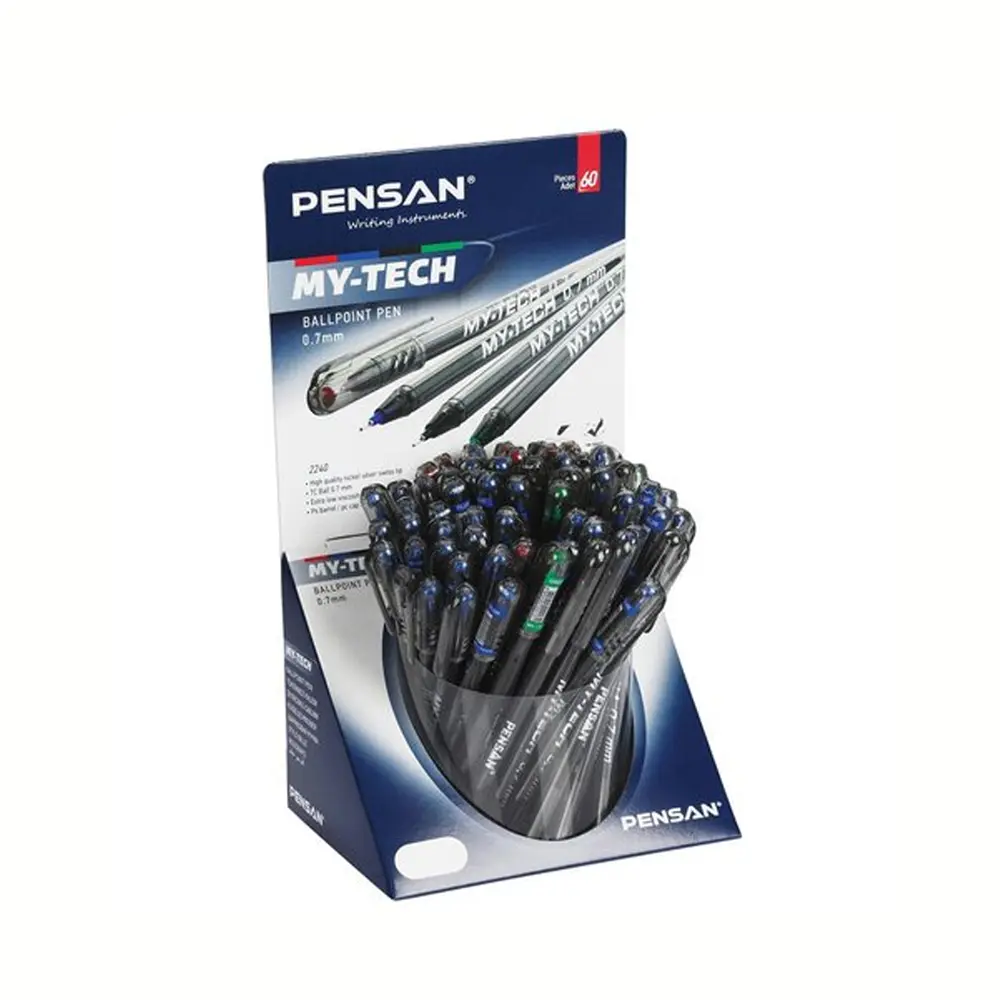 PENSAN - 2240/S60 - My Tech Pen - კალამი ბურთულიანი 0,7mm - 4 ფერი pg-83315 