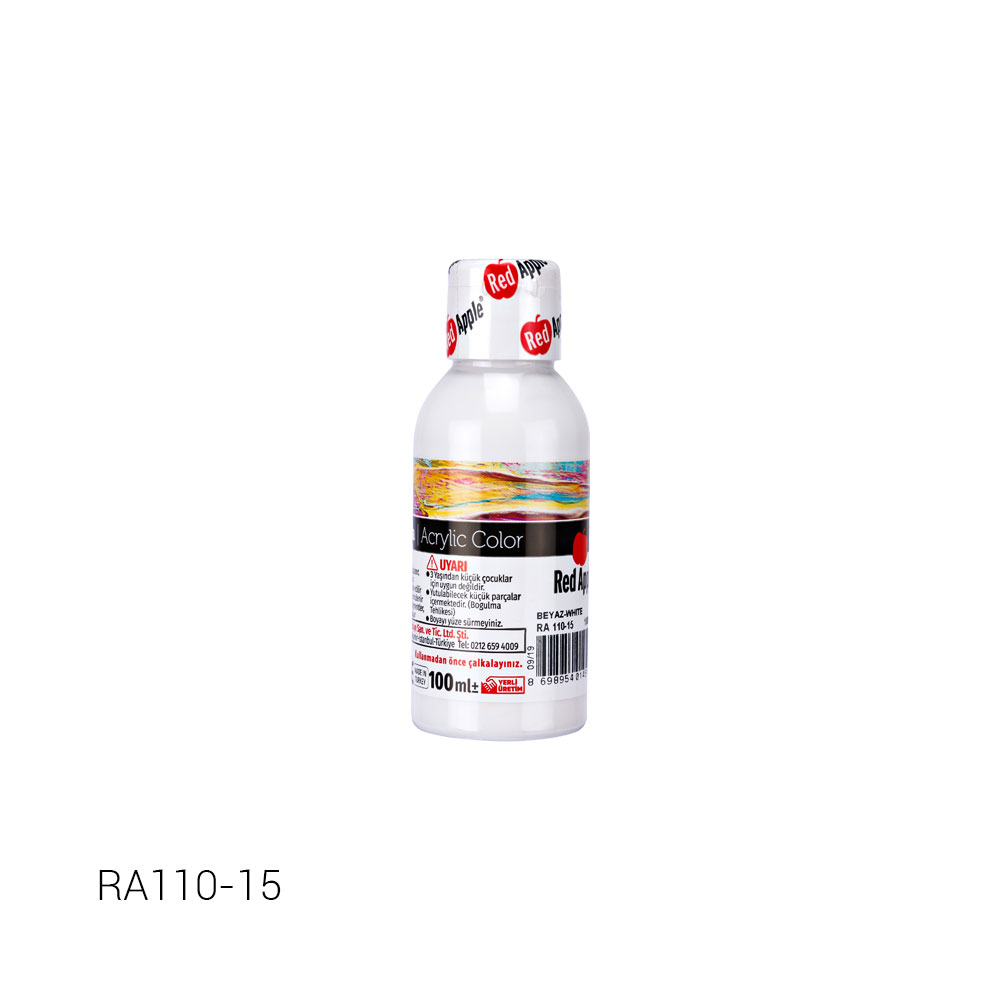 RA100-15 Red  Apple აკრილი 100 მლ (თეთრი) pg-83419 