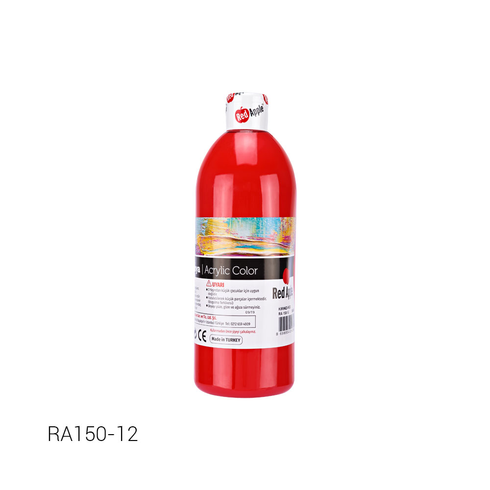 RA150-12 Red  Apple აკრილი 500 მლ  (წითელი) pg-83422 