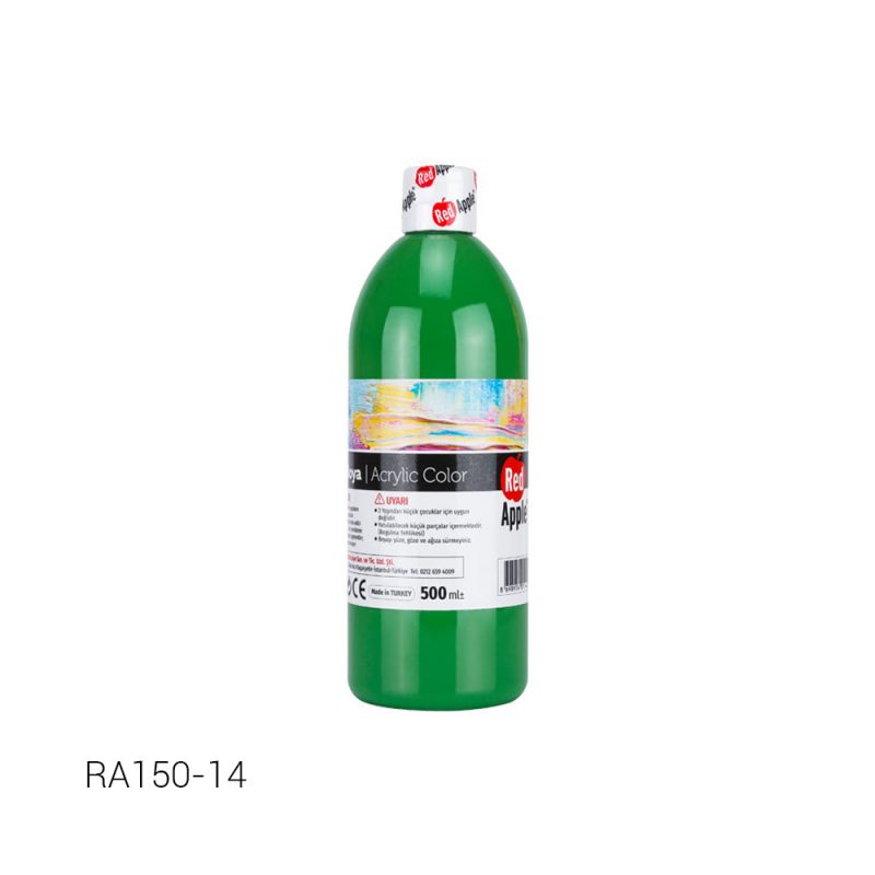 RA150-14 Red  Apple აკრილი 500 მლ  (მწვანე) pg-83424 