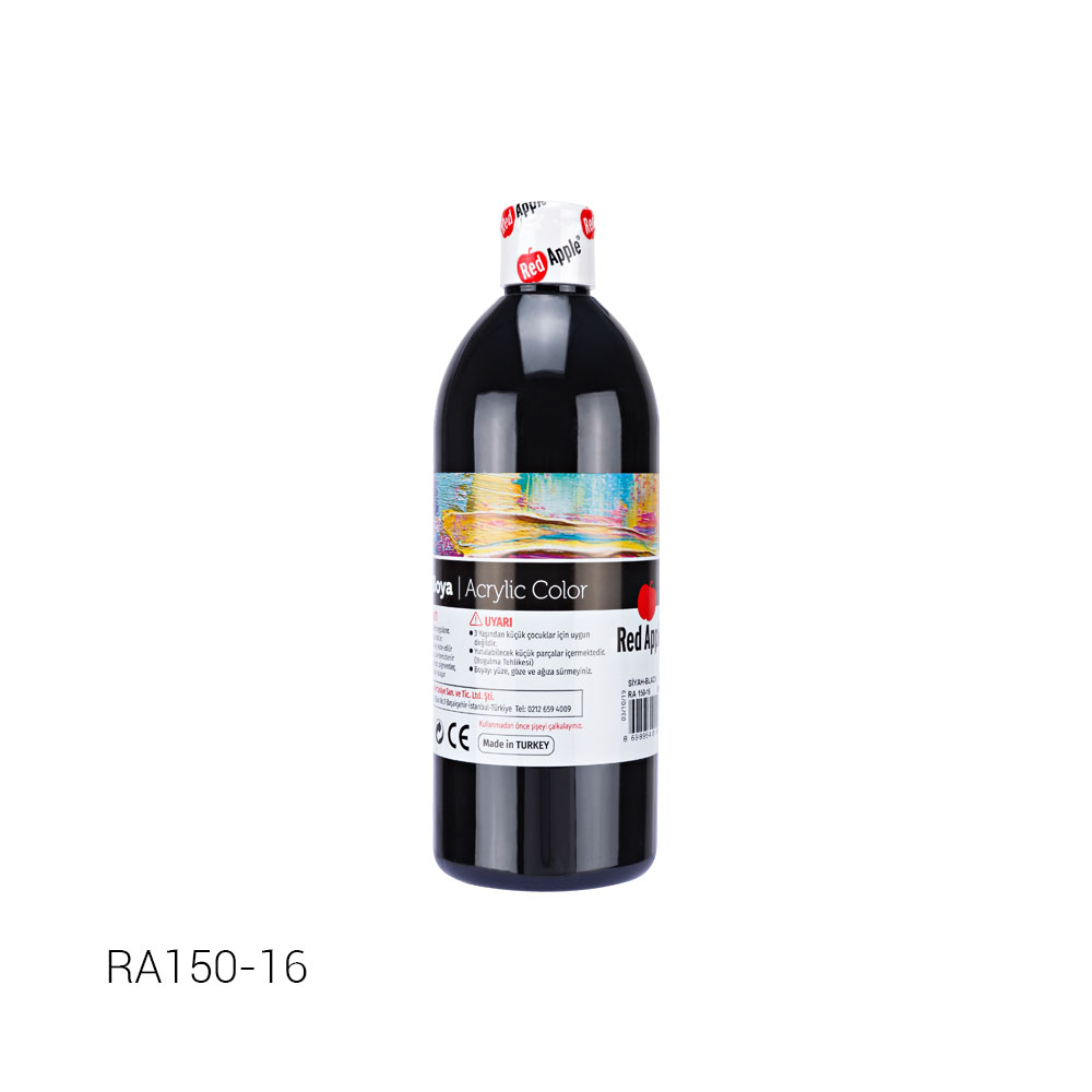 RA150-16 Red  Apple აკრილი 500 მლ  (შავი) pg-83426 
