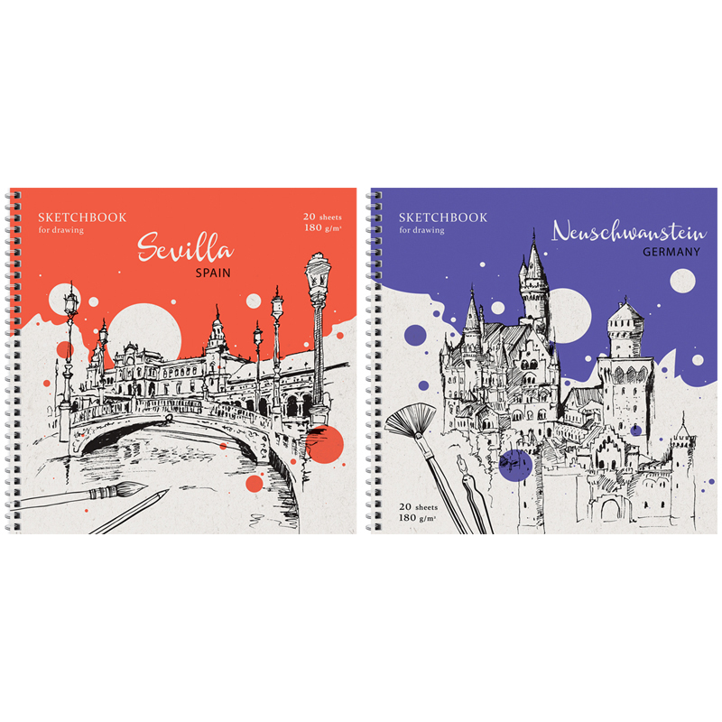 სკეჩბუქი 250x250 ,180გრ sktch-38352-180g pg-83477 