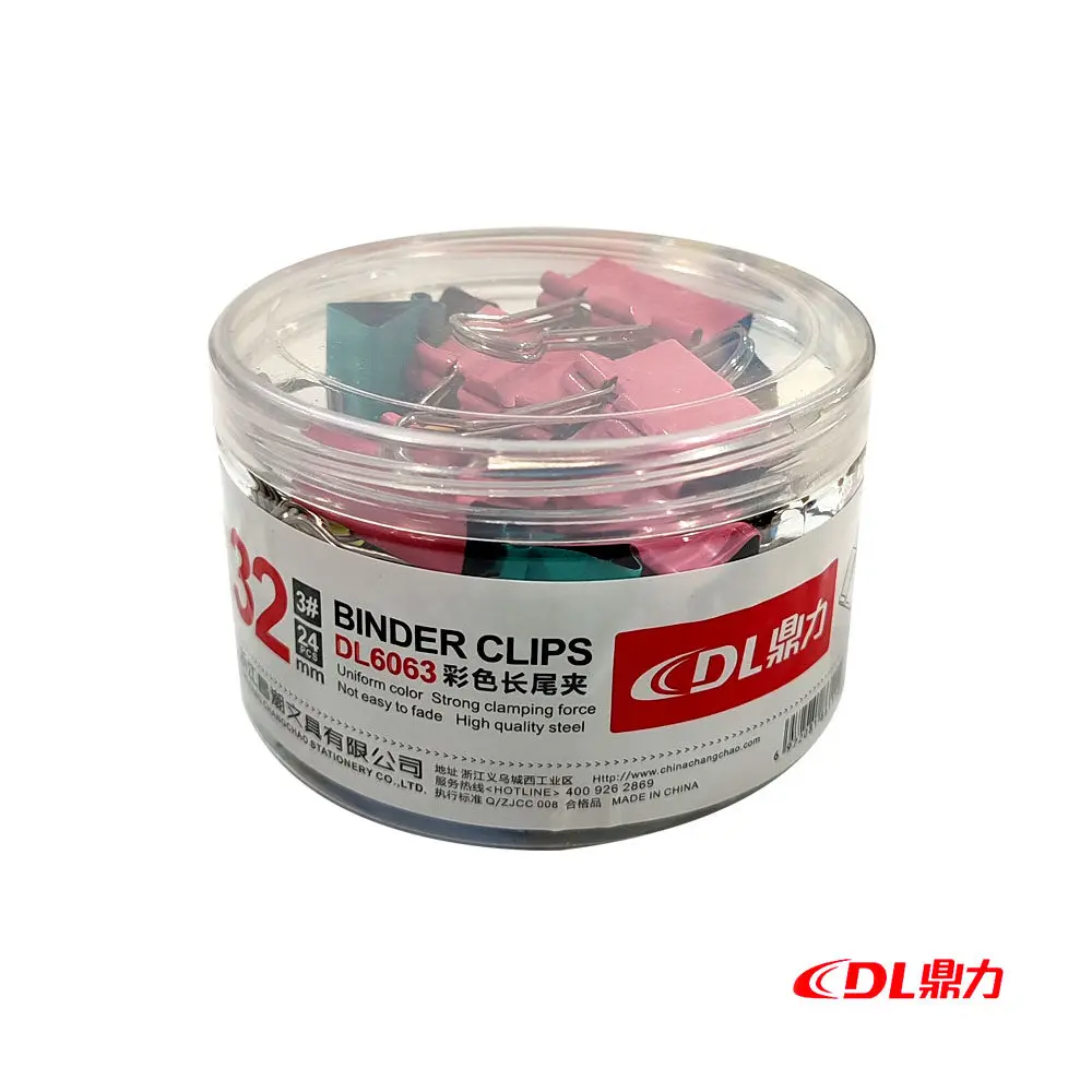 კლიფსი 32მმ ფერადი dl-6063-32 pg-83590 