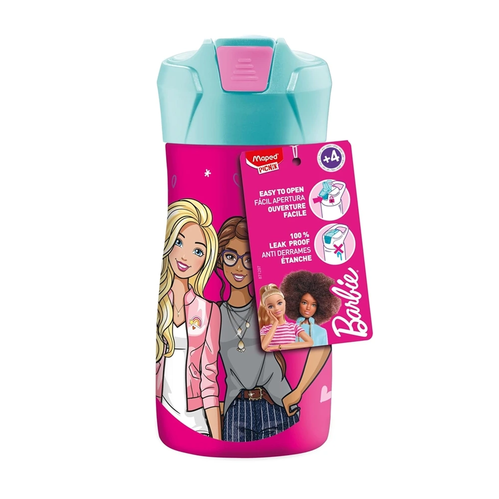 Maped - 871297 - Stainless Steel Bottle 430Ml Barbie - წყლის ბოთლი pg-83785 