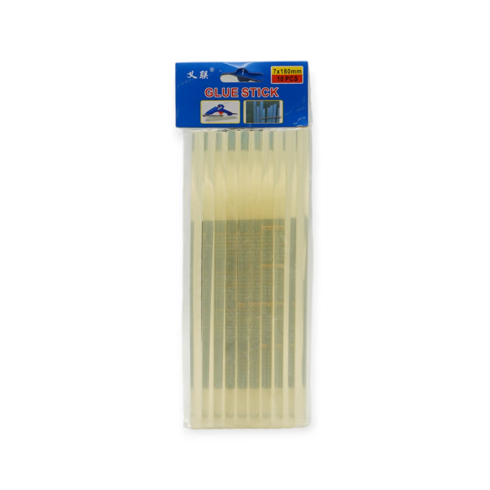 Hot Glue Stick - 07x18 - თოფის ჩხირები - სილიკონის pg-83975color გამჭივალე 