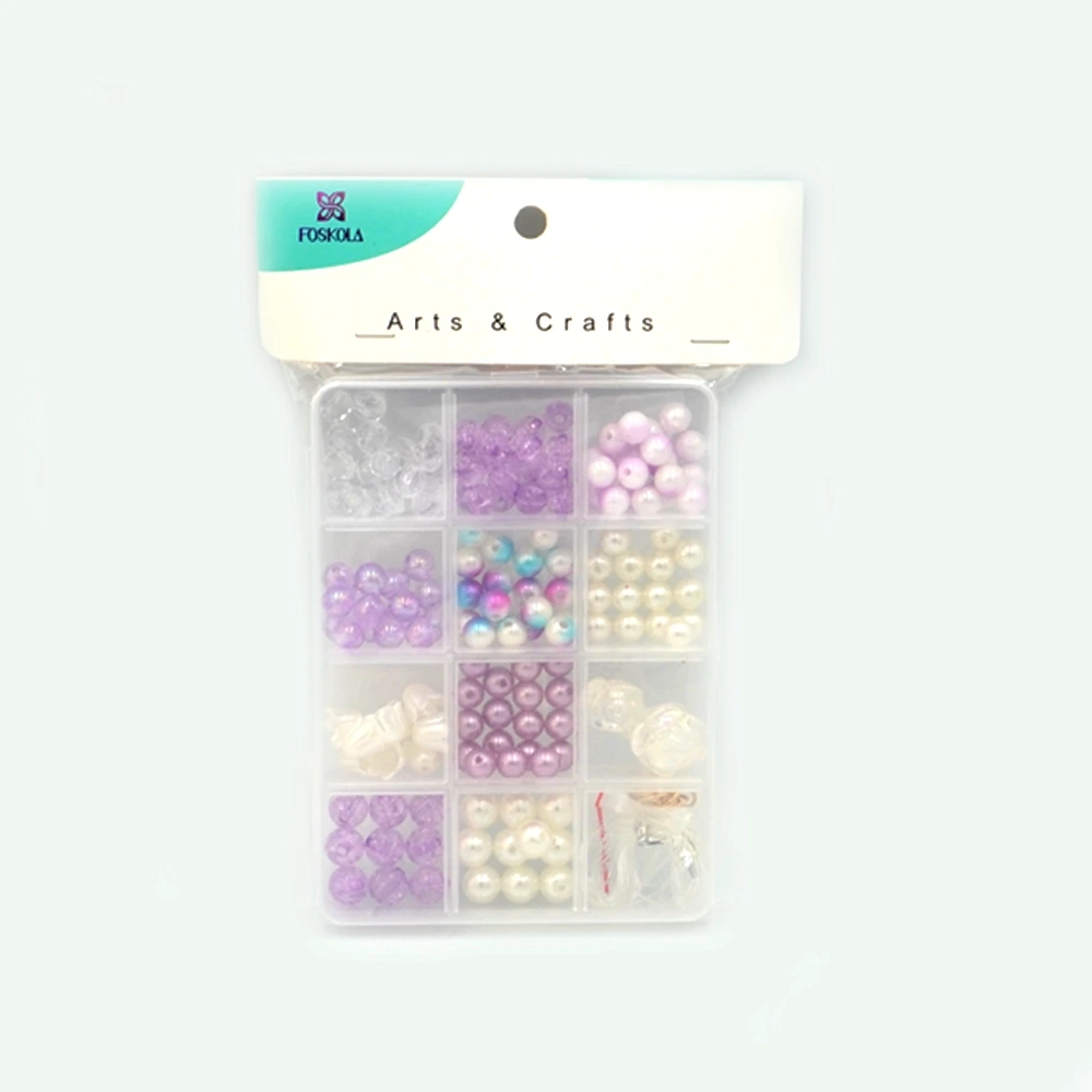 Foskola - 702 - მძივების ნაკრები pg-84868color იისფერი 