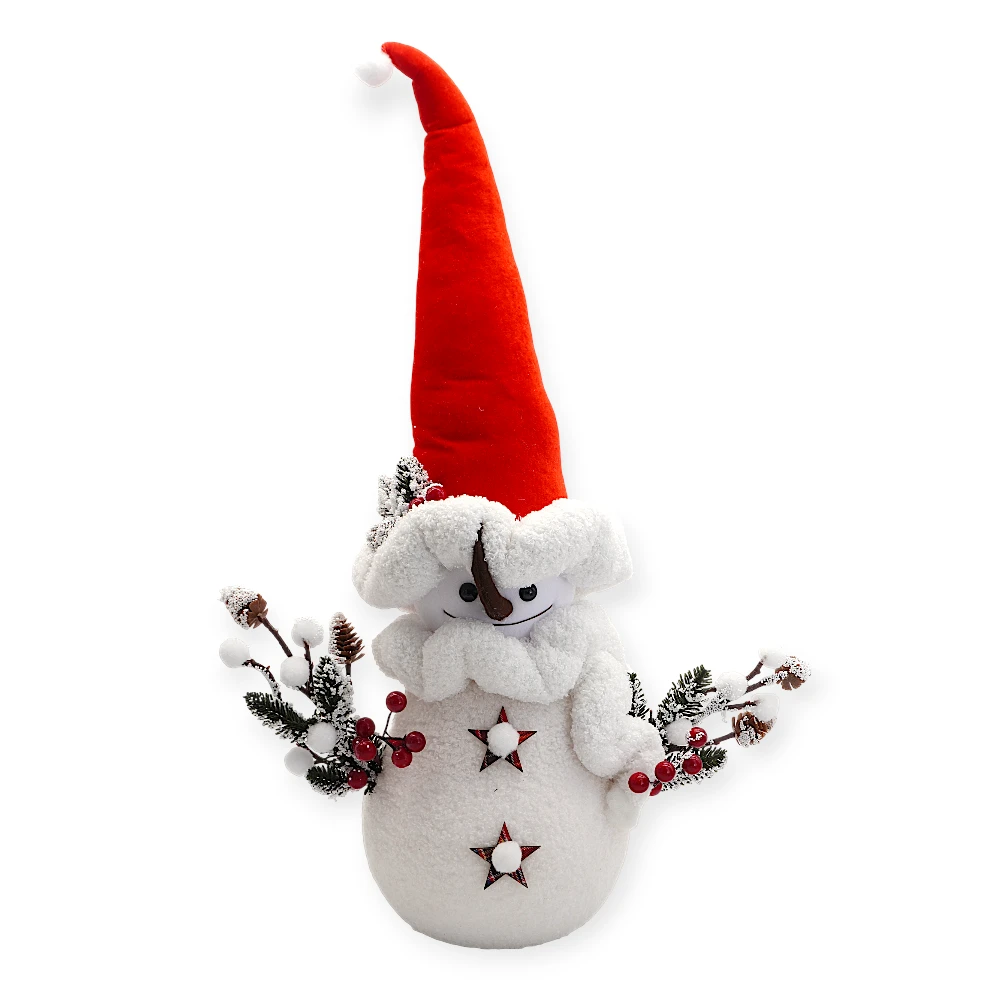 Christmas Decoration - 24S-60(70x22) - Diy -  საშობაო ხელნაკეთი დეკორაცია თოვლის კაცი - განათებით pg-85009 