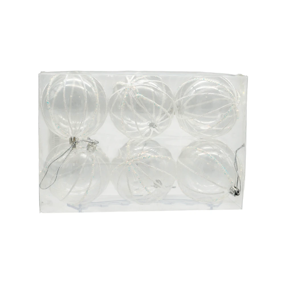 Christmas Tree Decoration - XOX-LR8006T - ნაძვისხის სათამაშო ბურთები pg-85033color გამჭივალე 