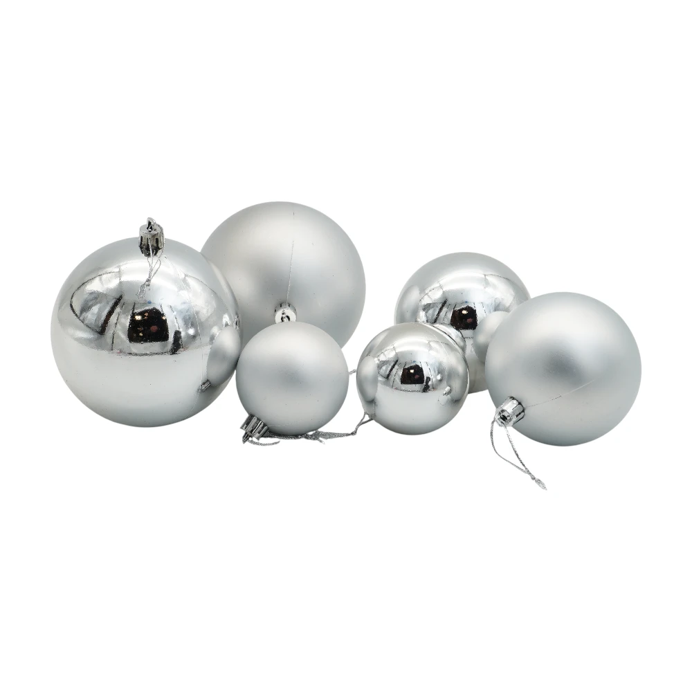 Christmas Tree Decoration - XOX -LR6810H - ნაძვისხის სათამაშო ბურთები pg-85044color ვერცხლისფერი 