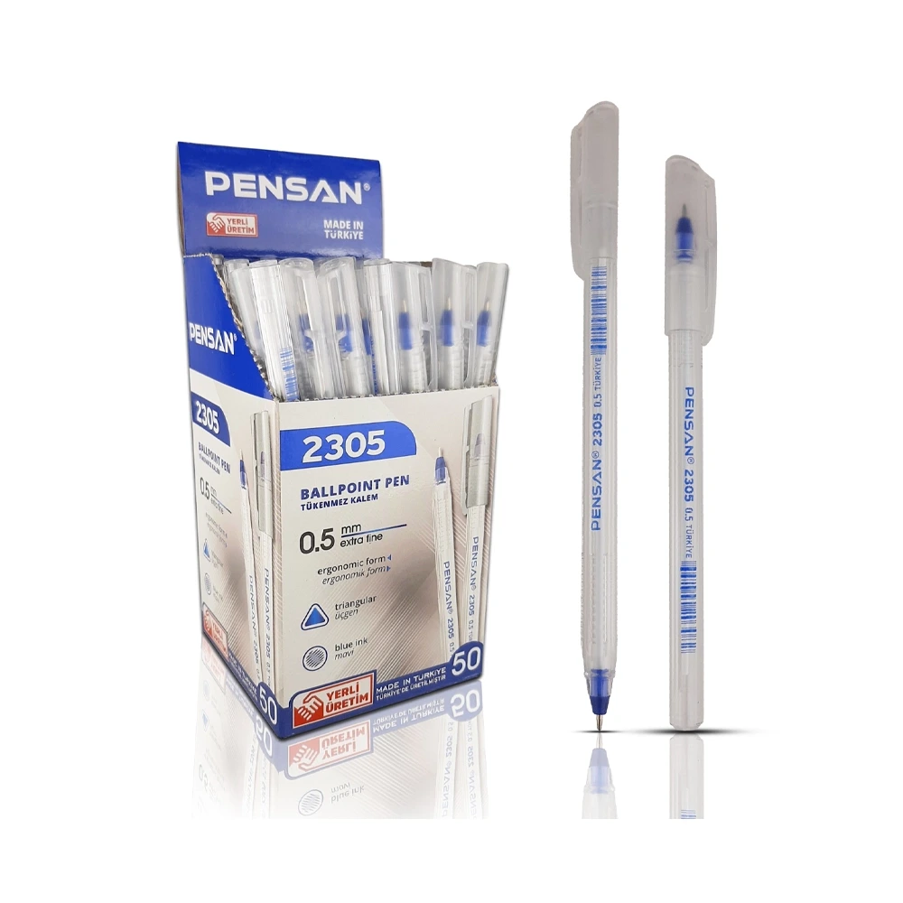 PENSAN - 2305/s50 - საწერი კალამი 05 მმ - ლურჯი pg-85088color ლურჯი 