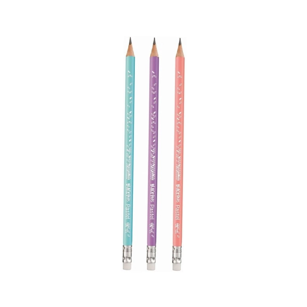 Maped  - 851769 - BlackPeps Pastel - გრაფიტის შავი ფანქარი-HB საშლელით pg-85133color შავი 