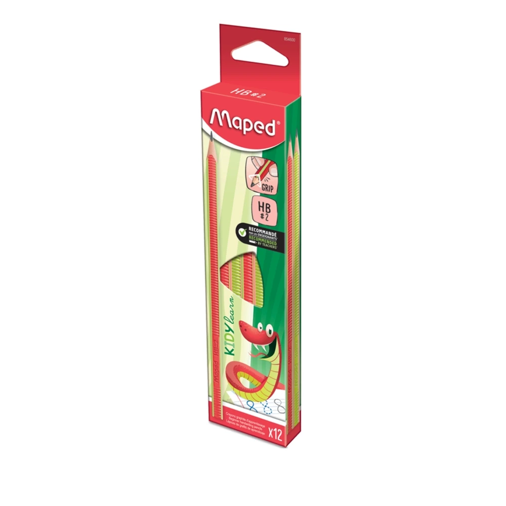 Maped - 853601 - Kidy Learn - გრაფიტის შავი ფანქარი-HB საშლელით pg-85134 