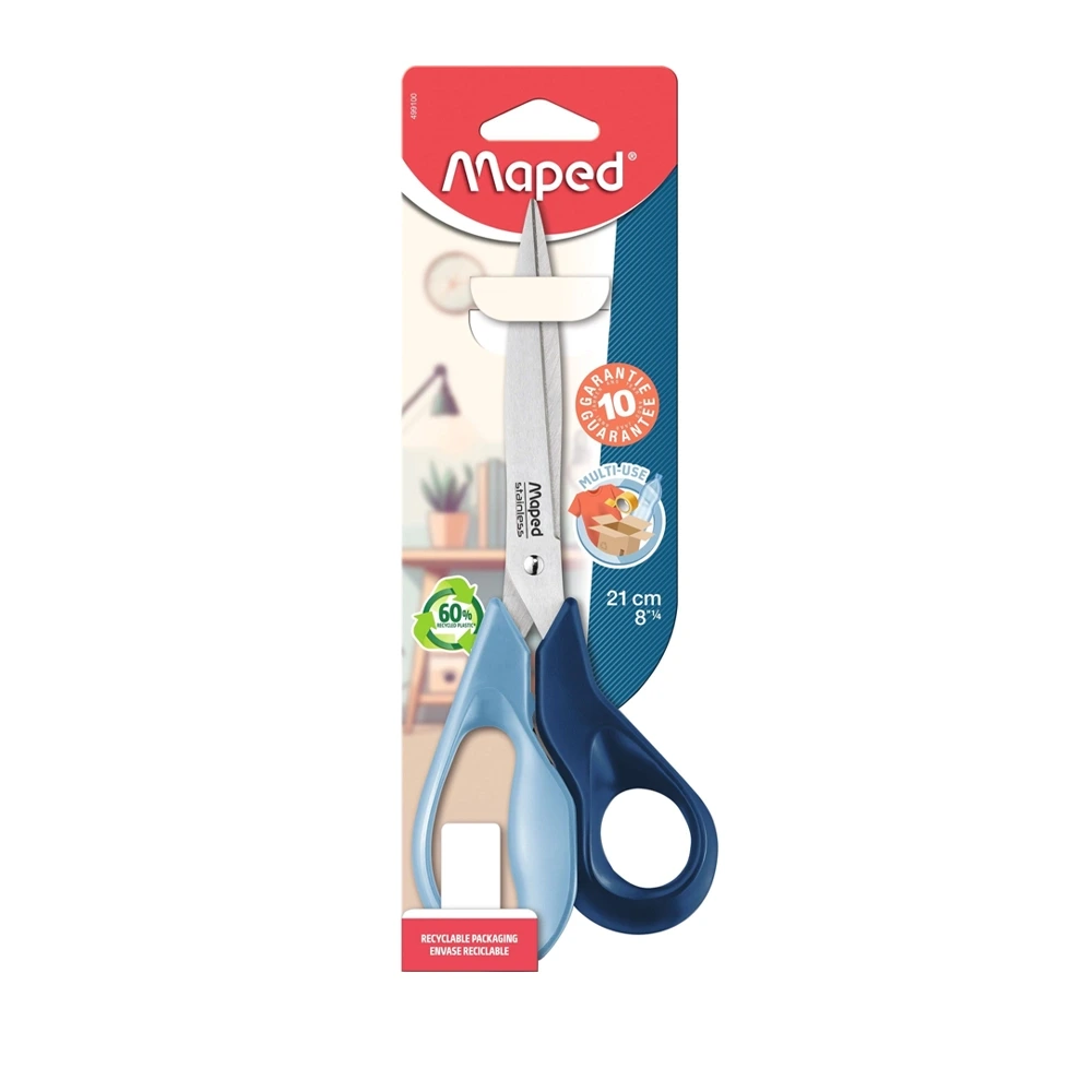 Maped - 499100 - SCISSORS MULTIUSE 21CM BLU - მაკრატელი 21 სმ pg-85173color ლურჯი 