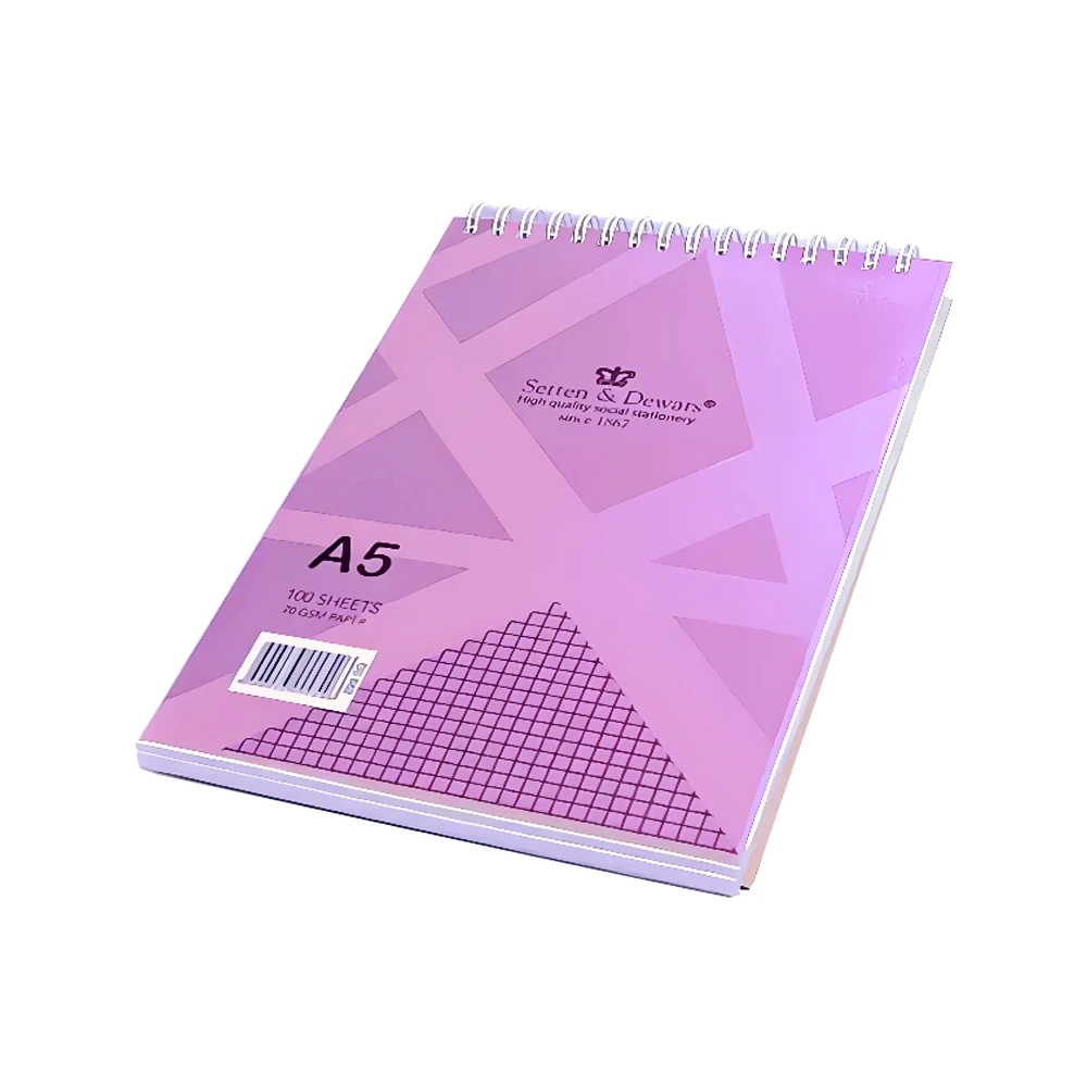 LIZY - 295SQ - Notebook - ბლოკნოტი A5 ზამბარით pg-85197 