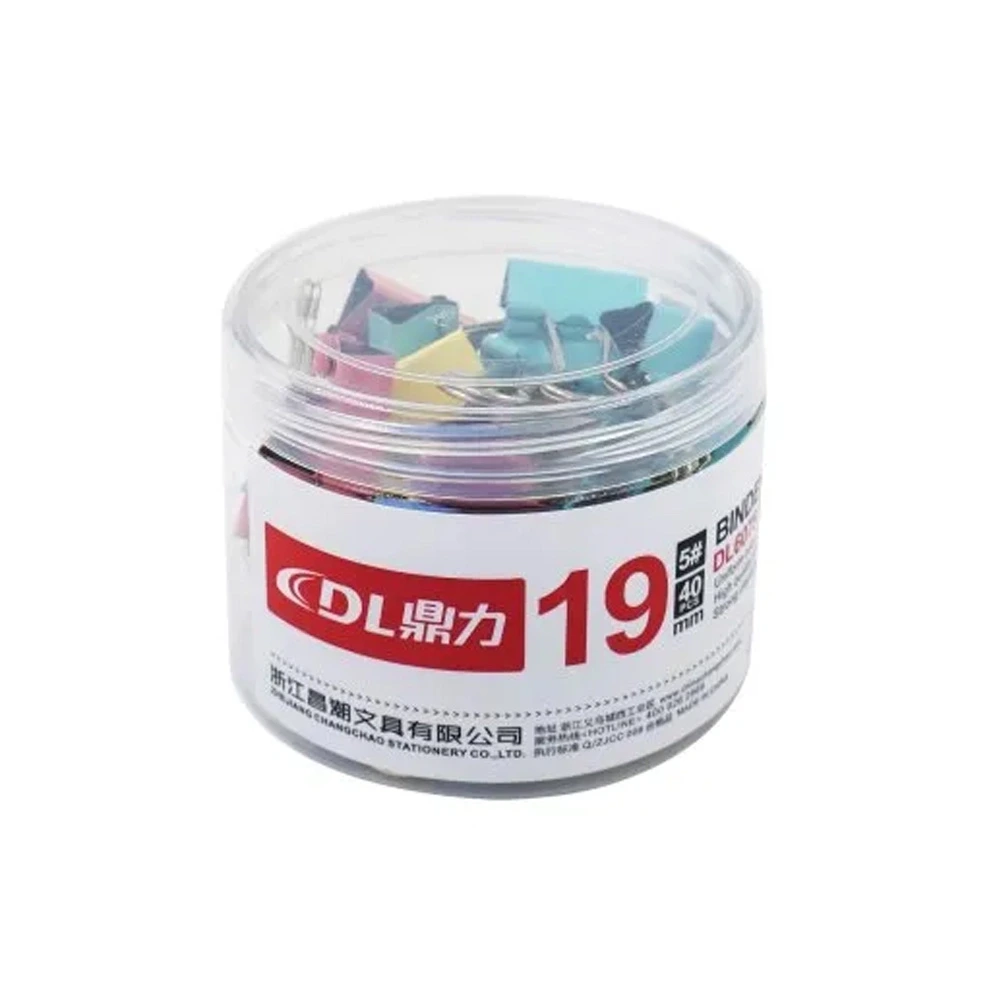 Dingli - DL-6065-19 - Clips - ფერადი კლიფსი - 19 მმ pg-85220 