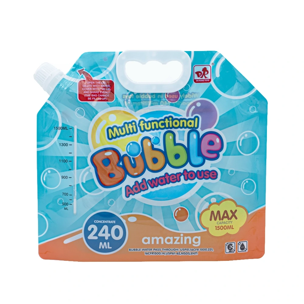 Da Rong Toys - 889 - Multi Functional Bubble Concentrate 240ml - ბუშტების გასაბერი კონცენტრატი pg-85266color Aqua 