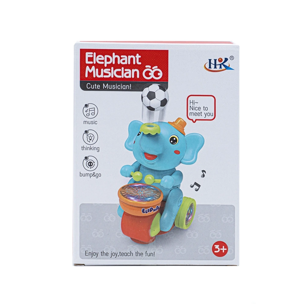 HK - 664B - Elephant Musician Toy - მუსიკალური სათამაშო pg-85278 