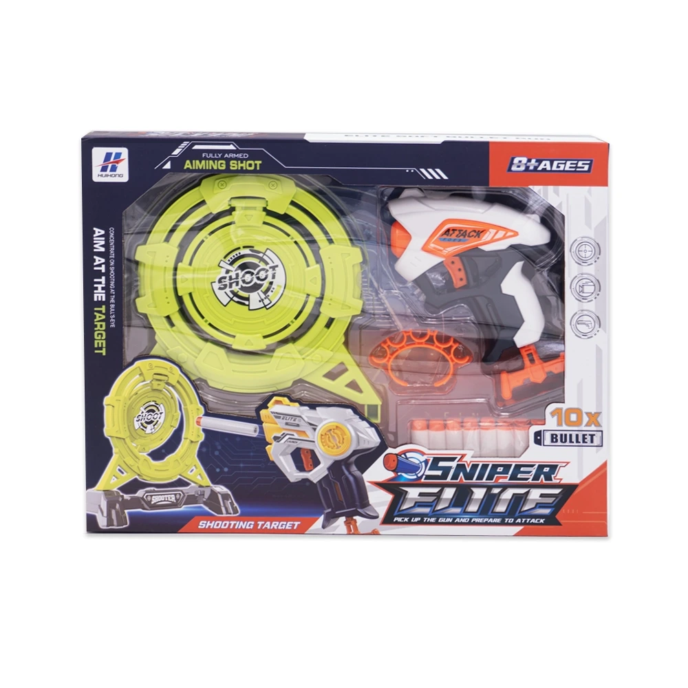 Huihong - 9006b-4 - Soft Bullet Gun with Target - სათამაშო თოფი pg-85280 