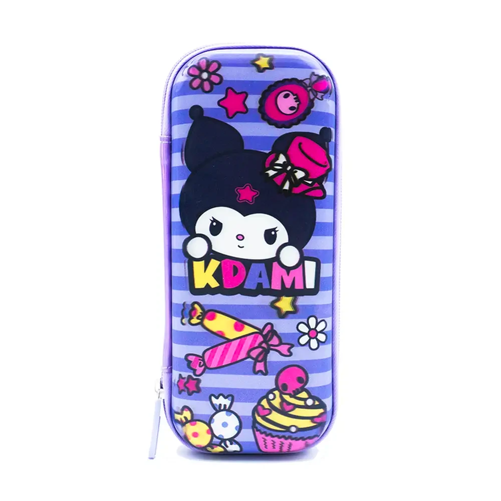 Pencils Case - Y24-4130F - Kuromi - სასკოლო პენალი pg-85483color იისფერი 