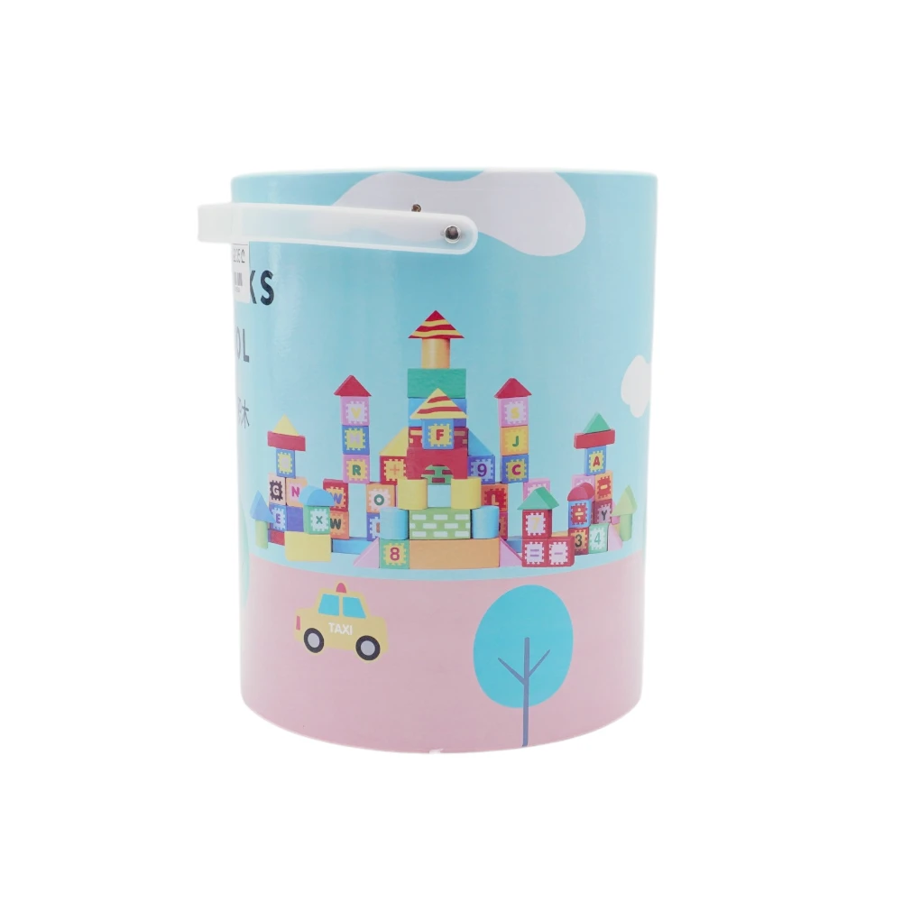 Wooden Building Blocks - D9143-1 - სათამაშო ხის კუბების ნაკრები 102 ცალიანი pg-85568 