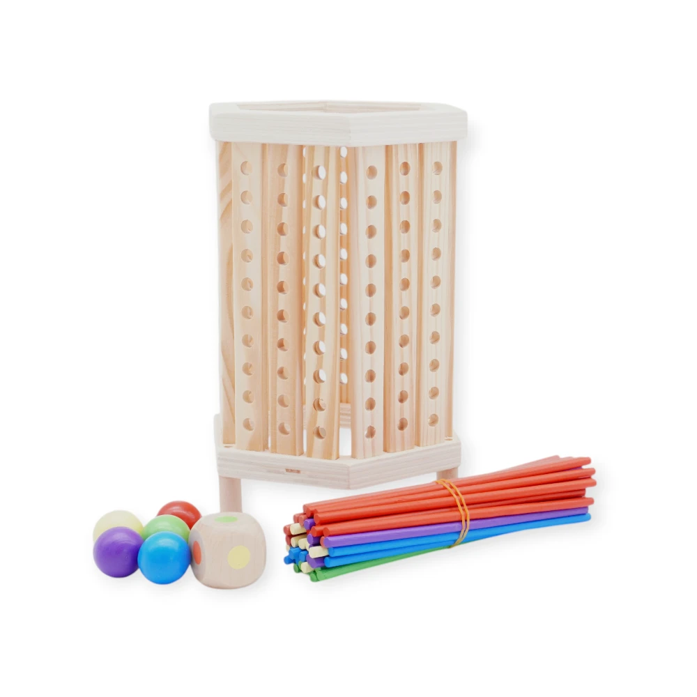 XJYQJD - Montessori Wooden Toy - D9143-16 - ხის სათამაშოს ნაკრები pg-85582 
