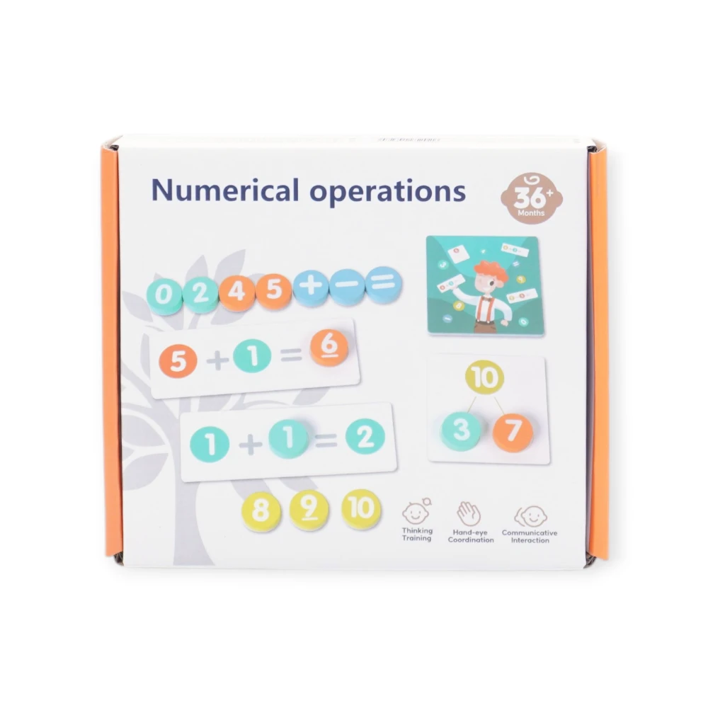 Wooden Educational Toy - D9143-27 - Numerical Operation - ხის მათემატიკური სათამაშო pg-85593 