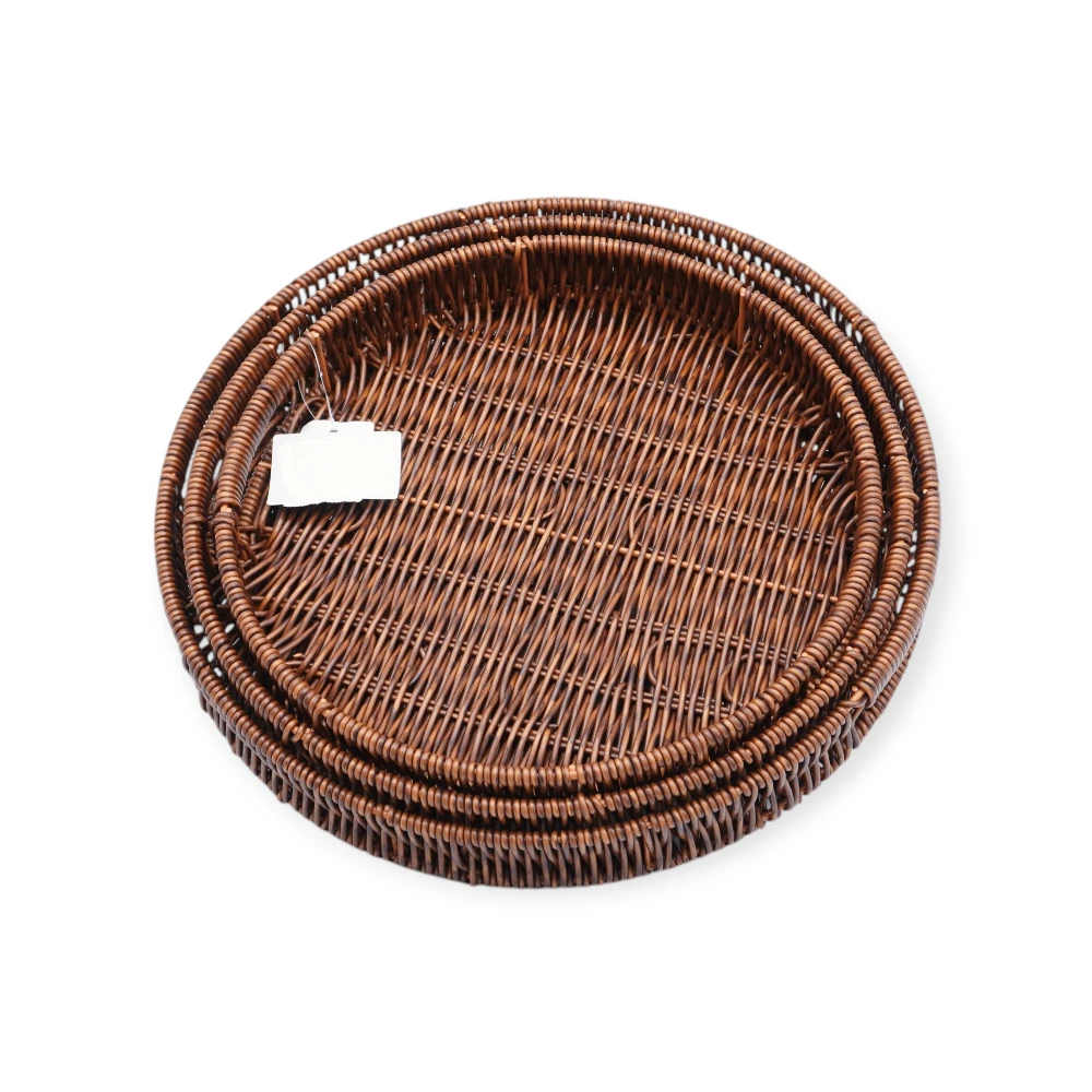 Wicker Tray - 9304-22 - მოწნული ლანგარი PVC pg-85676 