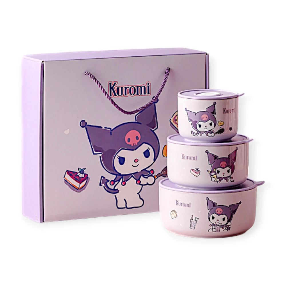 Ceramic Fresh Bowl - AYMC24-413 - კერამიკული თასების ნაკრები 3 ცალი pg-85766color იისფერი 