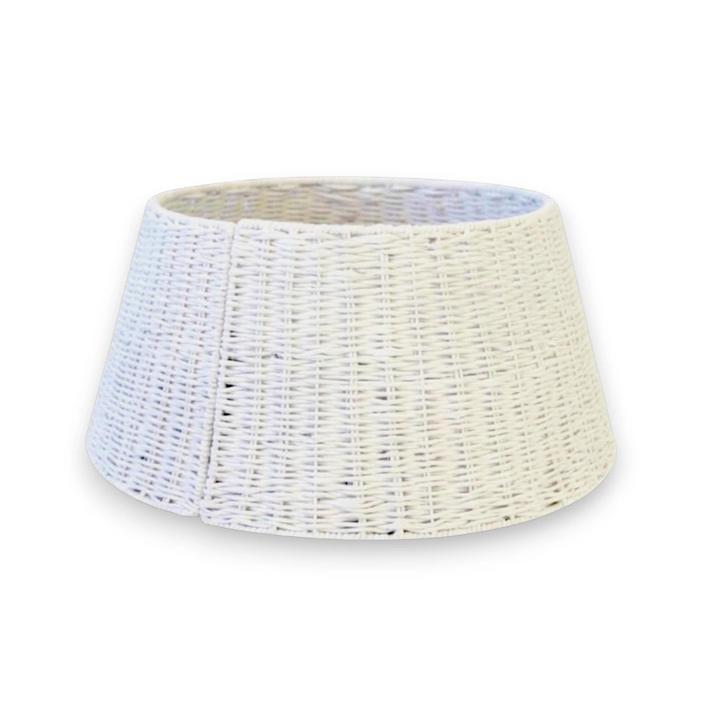 ნაძვის ხის დეცორაცია - XOXW-9304-5 - დაწნული ძირი 55X66X25სმ - Decoration pg-85832color თეთრი 