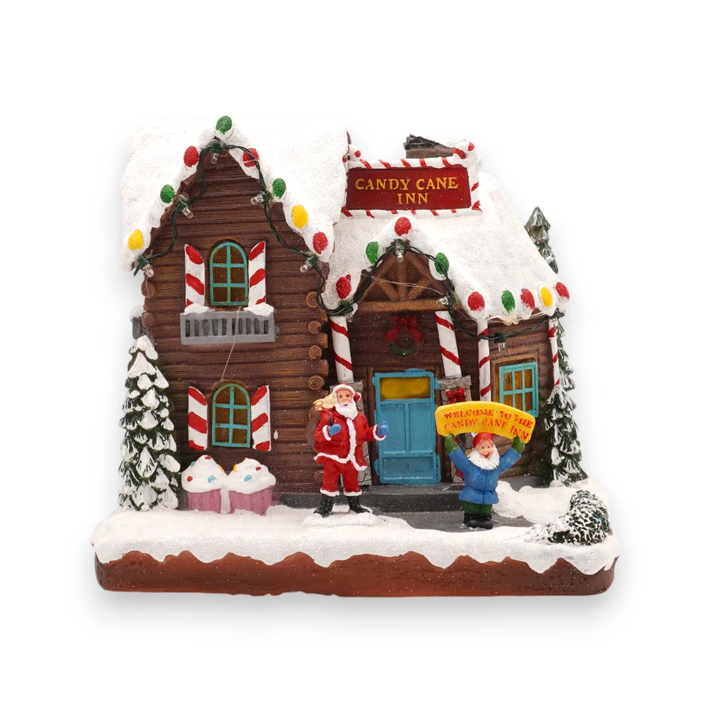 Christmas Decoration - 9182-3 - Christmas Home - საშობაო დეკორაცია განათებით, (სახლი) pg-86018 