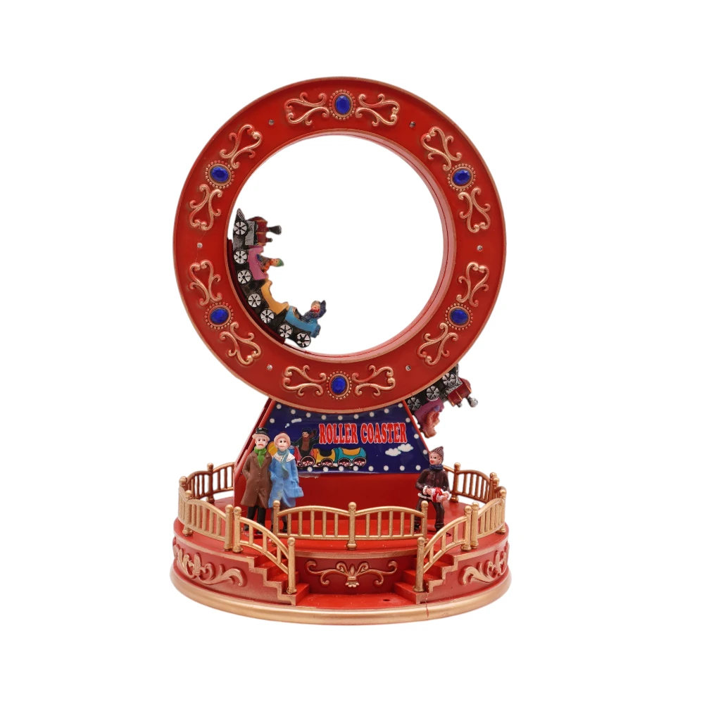 Christmas Decoration - 9182-4 - Christmas Attraction - საშობაო დეკორაცია განათებით (ატრაქციონი) pg-86019color წითელი 