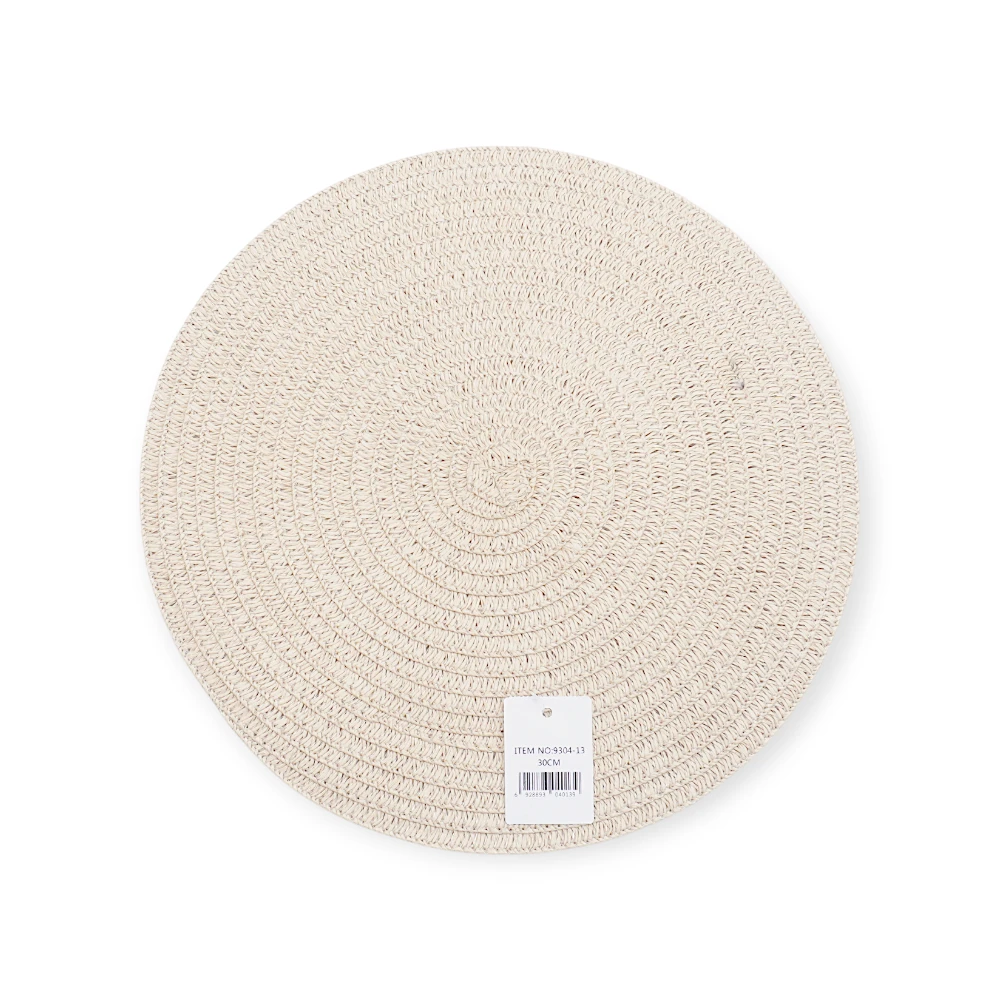 Woven Mat - 9304-13 - Tables Accessory - სამაგიდო მატი მოწნული 30 სმ pg-86032color ბეჟი 