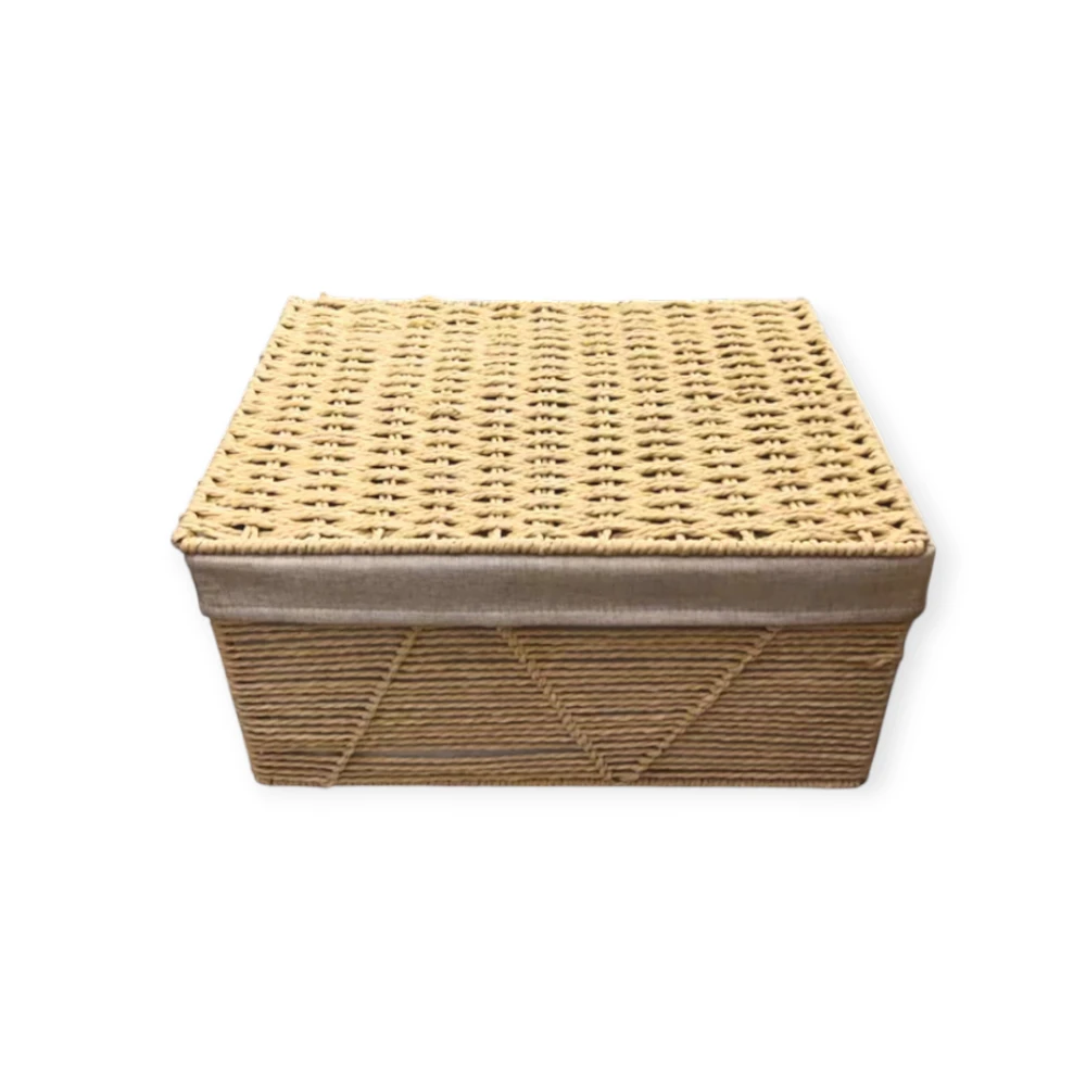 Woven Storage Basket - 9304-64 - მოწნული სათავსო კალათა pg-86043 