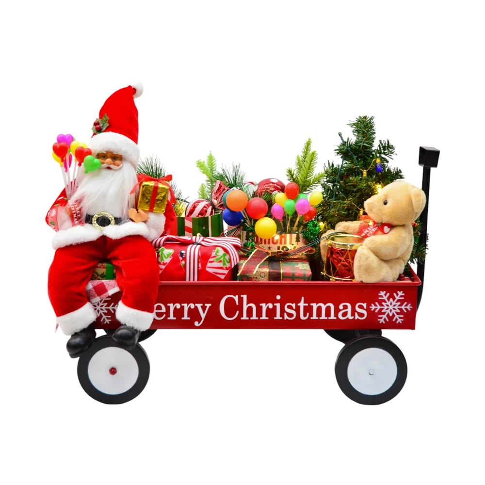 Santa Claus in a wheelchair - YS204 - Christmas Decoration - თოვლის ბაბუა ეტლზე pg-86060 