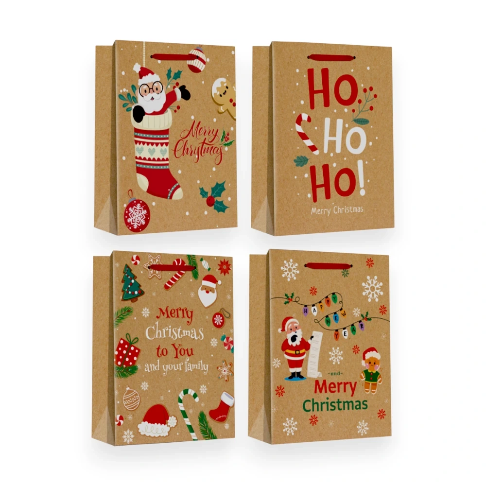 Gift Wrapping - xbag-9164L - Paper Bag - სასაჩუქრე საახალწლო მუყაოს ჩანთა pg-16298 