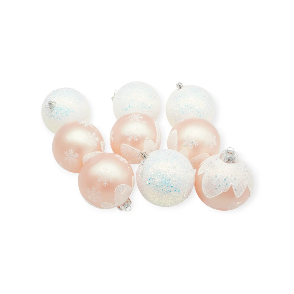 Christmas Trees Decoration - XOX-25989 - (10cm) - ნაძვისხის მოსართავი ბურთები pg-16318 